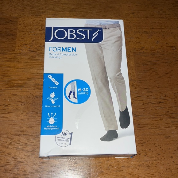 New Jobst medical Compression Stockings mens XL (15-20mmhg) knee ct - Picture 1 of 9